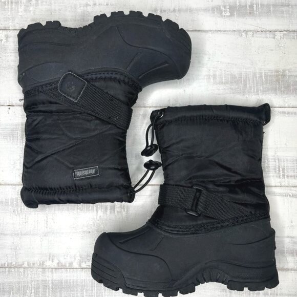 Northside Unisex Kids Frosty Insulated Black Winter Toddler Boots Size 11 - Picture 4 of 9